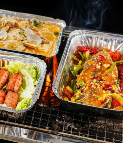 High-Temperature Resistant Disposable Tin Trays for Household Use