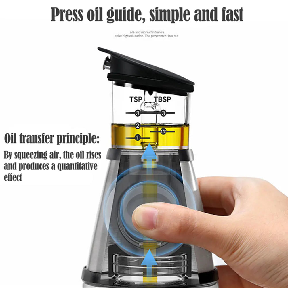 Glass Oil Dispenser Bottle with Pressure Conctrol (Kitchen)