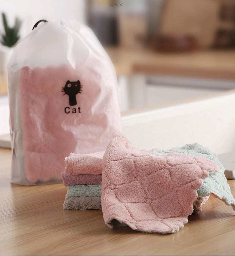 Set Of 10 Microfiber Cleaning Towels