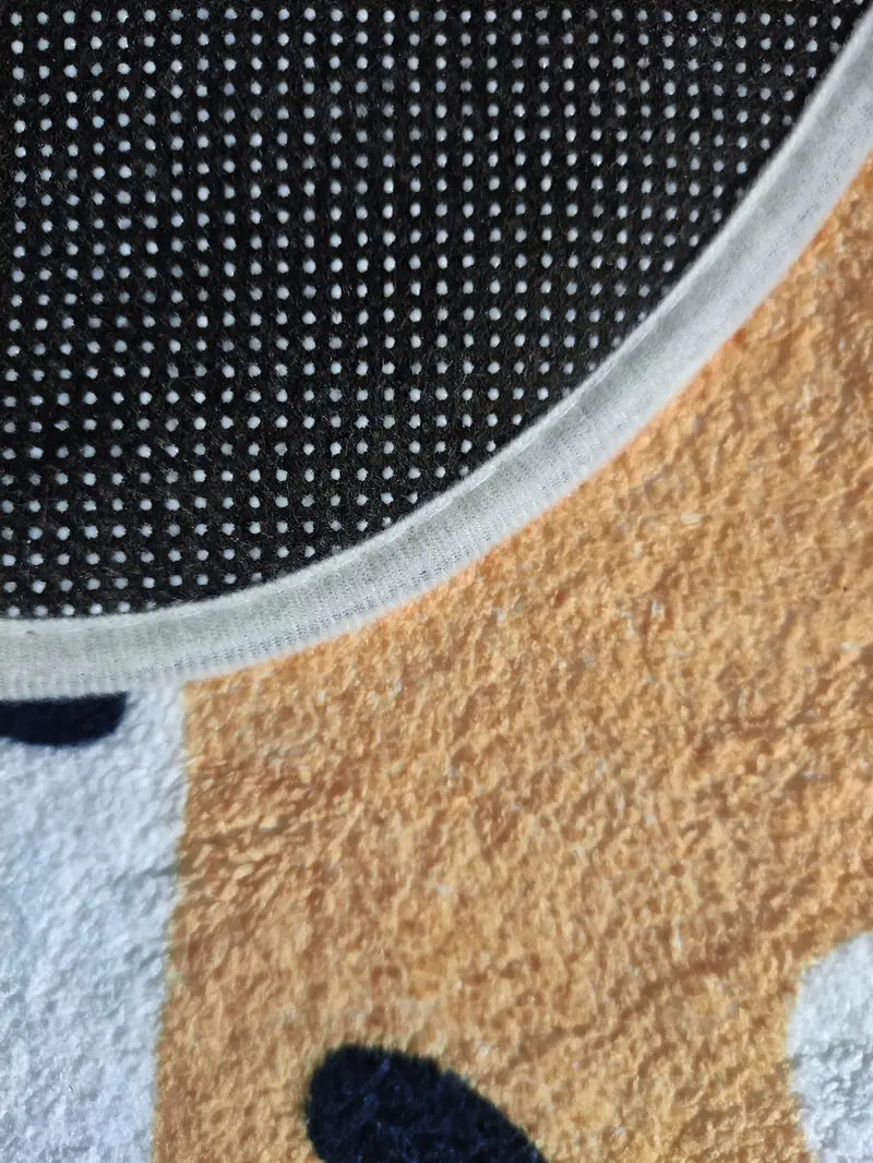 Akita-Shaped Non-Slip Bathroom Mat for Home Decor