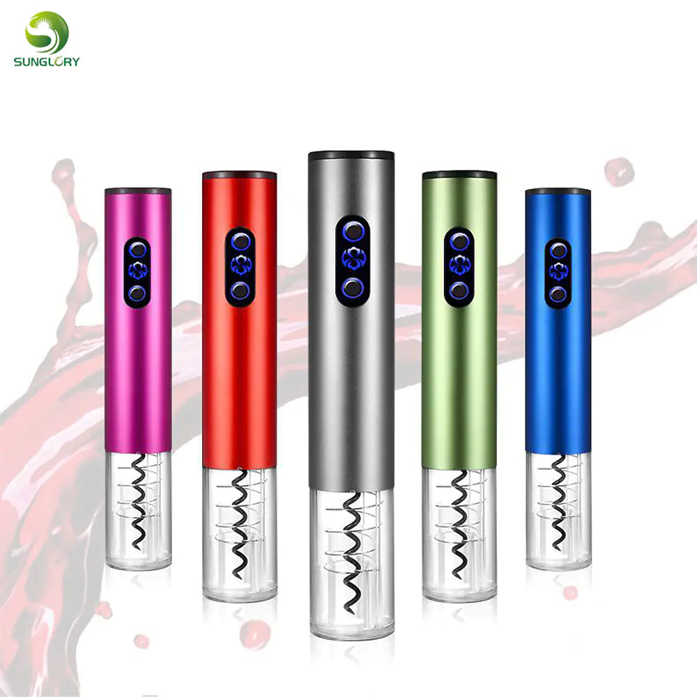 Electric Corkscrew Wine Opener Kit with Accessories