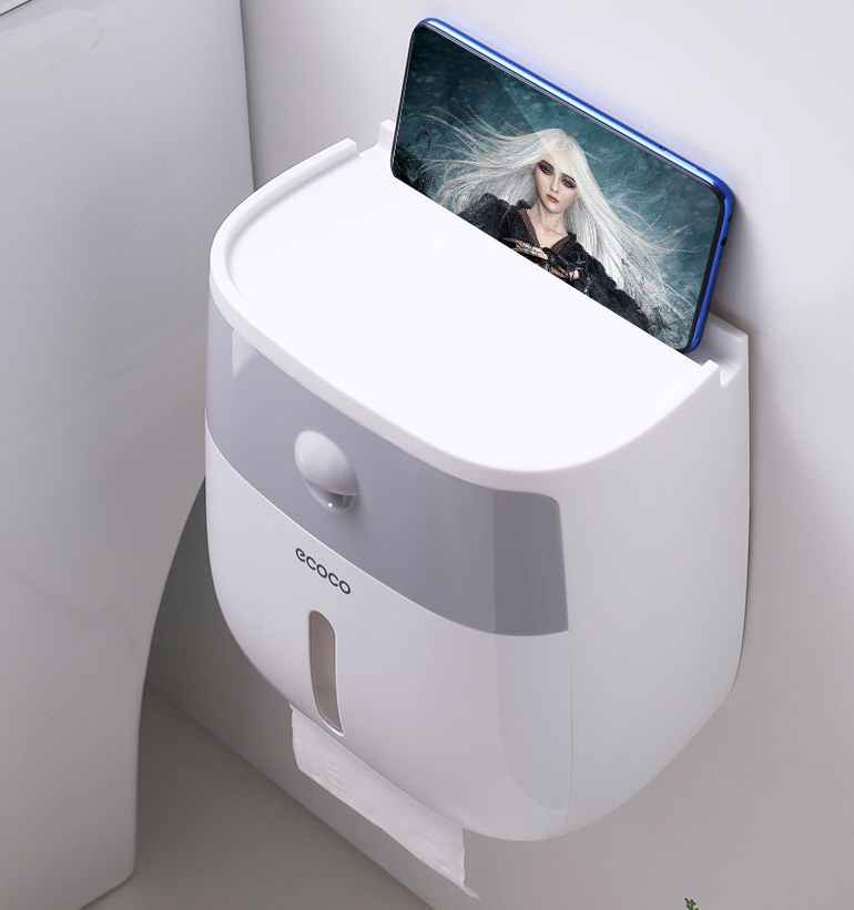 Creative Waterproof Toilet Paper Holder and Tissue Rack