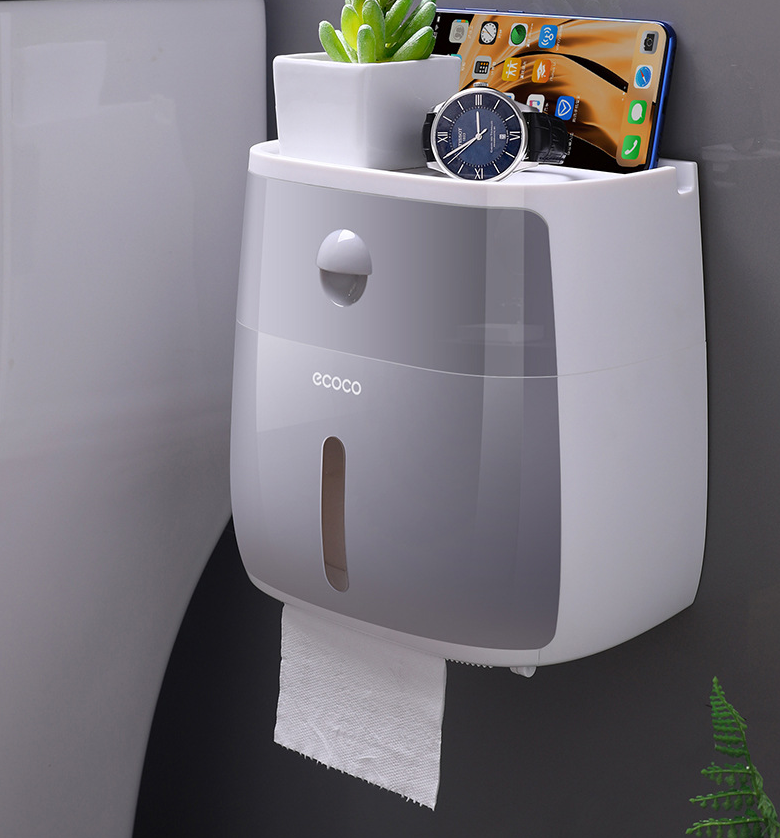 Creative Waterproof Toilet Paper Holder and Tissue Rack