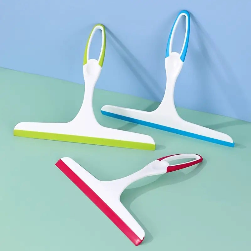 Glass Cleaner and Silicone Scraper Tool for Home Use