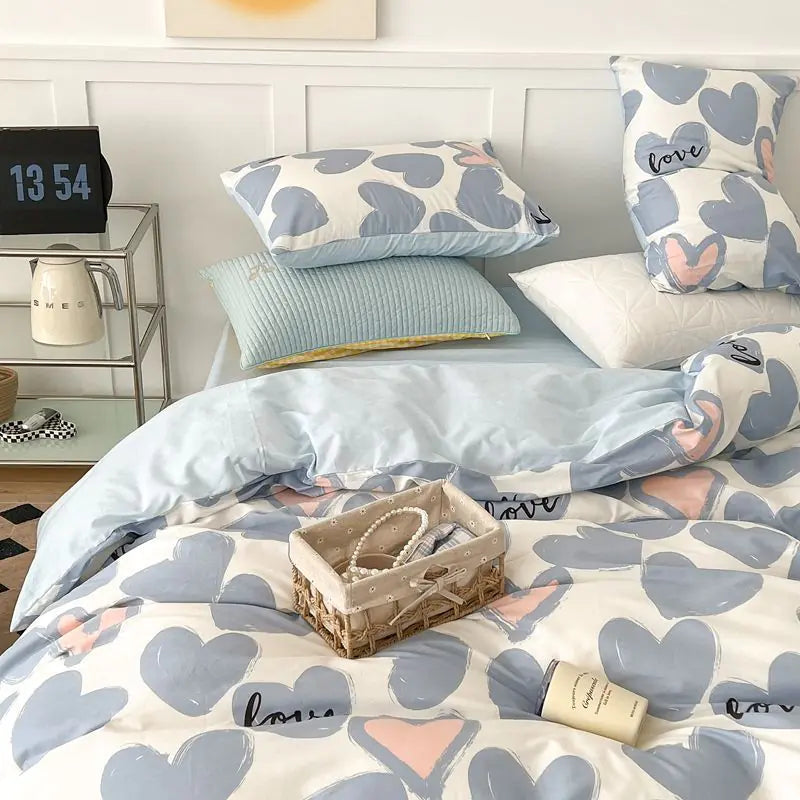 Dormitory Single Student Bedding Set - 3 Pieces