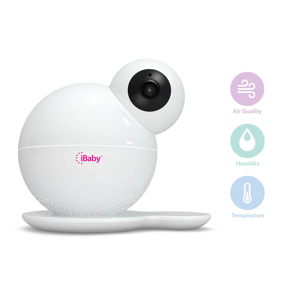 iBaby Monitor M6S Smart Wifi Enabled Total Baby Care System 1080p Wireless Infant Safety Camera Kit with Wi-Fi Speakers Night Vision 360° Pan and 110° tilt