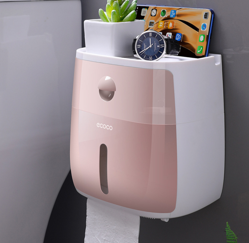 Creative Waterproof Toilet Paper Holder and Tissue Rack