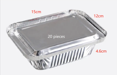 High-Temperature Resistant Disposable Tin Trays for Household Use