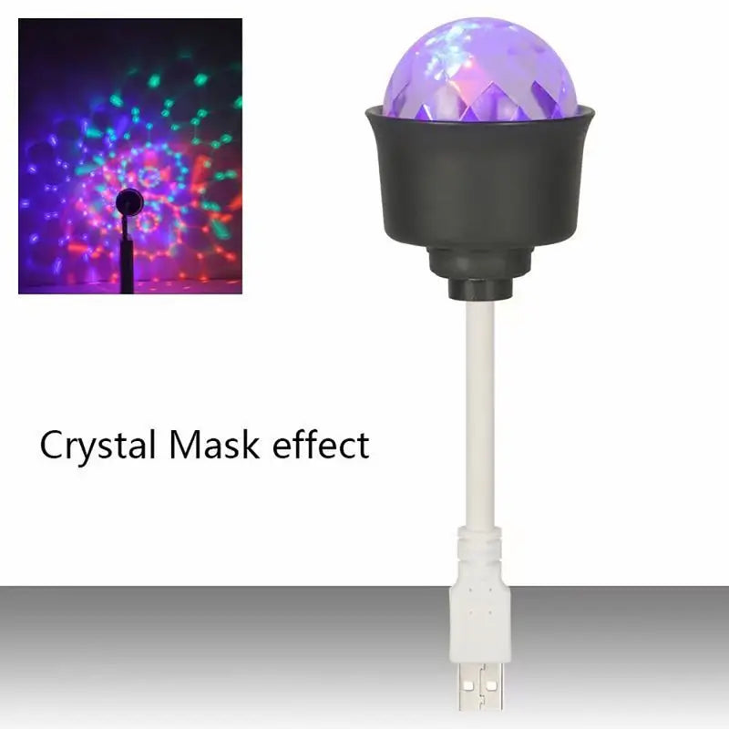 1 Set USB Rechargeable LED RGB Night Light with Remote