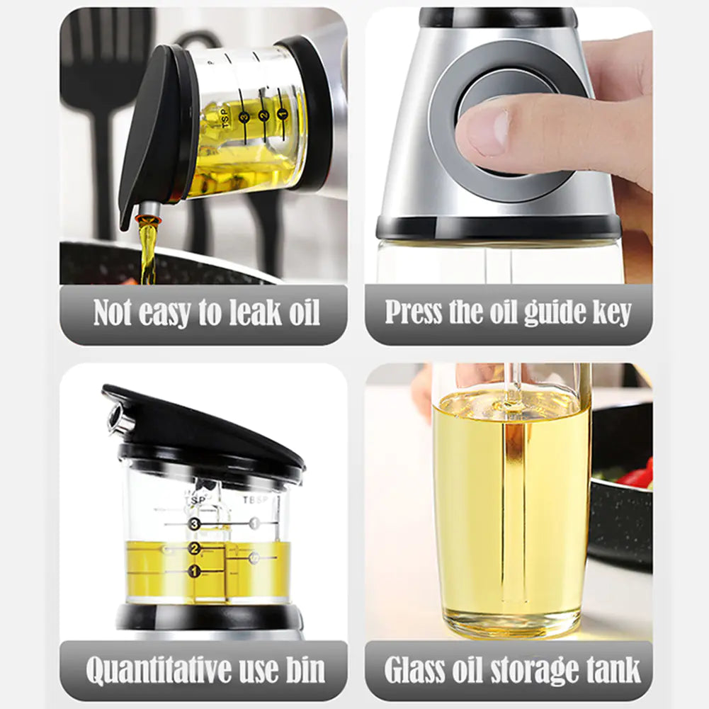 Glass Oil Dispenser Bottle with Pressure Conctrol (Kitchen)