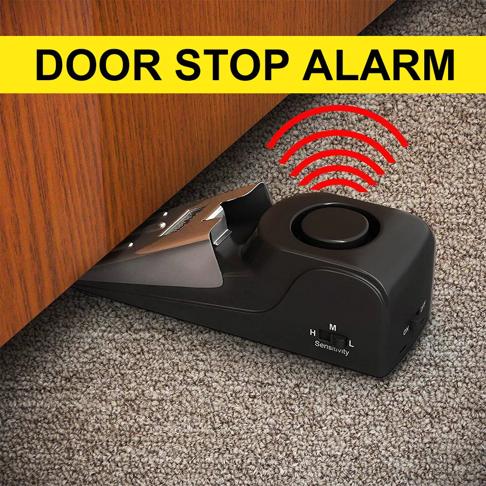 Door Stopper Alarm Security Device