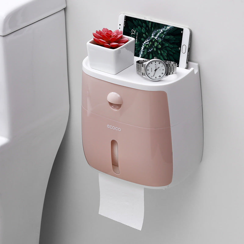 Creative Waterproof Toilet Paper Holder and Tissue Rack