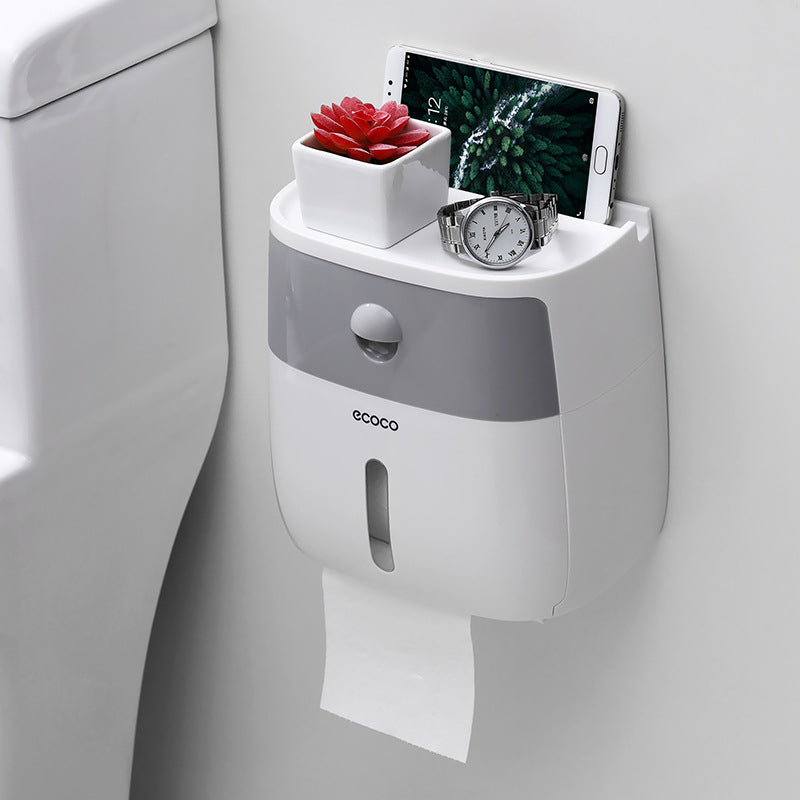 Creative Waterproof Toilet Paper Holder and Tissue Rack