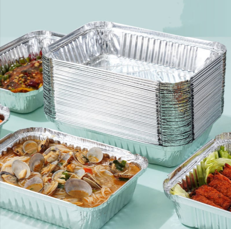 High-Temperature Resistant Disposable Tin Trays for Household Use