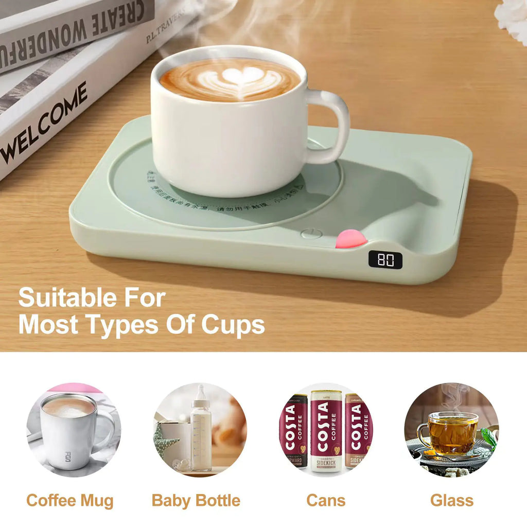 Heated Mug Warmer with 3 Temperature Settings